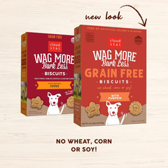 Cloud Star Wag More Bark Less Crunchy Grain Free Dog Treats, Pumpkin