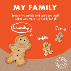 Buddy Biscuits of Grain-Free Crunchy Dog Treats Made with Natural Peanut Butter