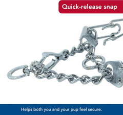 Herm Sprenger Pinch Dog Collar with Quick Release Snap