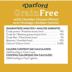 Grain Free Cheddar Cheese Minis Heart Recipe Dog Treats 12oz