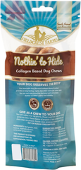 Fieldcrest Farms Nothin' to Hide Mini Holiday Candy Cane Beef Flavor Dog Chews, Rawhide-Free, Easily Digestible, Long-Lasting, All-Natural Treats for Moderate Chewers up to 15lbs
