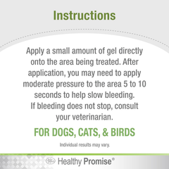 Four Paws Healthy Promise Quick Action Blood Stopper Styptic Gel for Dogs & Cats