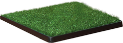 Four Paws Wee-Wee Premium Patch Indoor and Outdoor Pet Potty for Dogs l Dog Potty Training l Artificial Grass l Wee-Wee Patch
