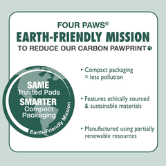 Four Paws Wee-Wee Super Absorbent Unscented Pee Pads for Dogs & Puppies with Insta-Rise Border, Leak-Proof Dog Housebreaking Potty Training Floor Protection