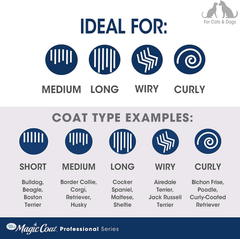 Four Paws Magic Coat Professional Series All-Purpose Rotating Pin Comb for Dogs