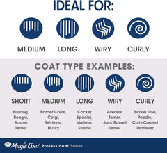 Four Paws Magic Coat Professional Series Grooming Brushes for Dogs & Cats l Trimmers, Nail Clippers, & Brushes Dog & Cat
