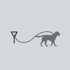 Four Paws Puppy Dog Tie Out Cable Red Puppy