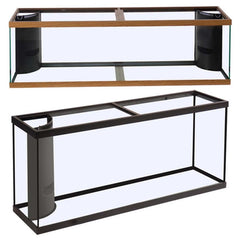 Marineland Perfecto Manufacturing Marineland Fish Aquarium with 2 Corner-Flo, Black