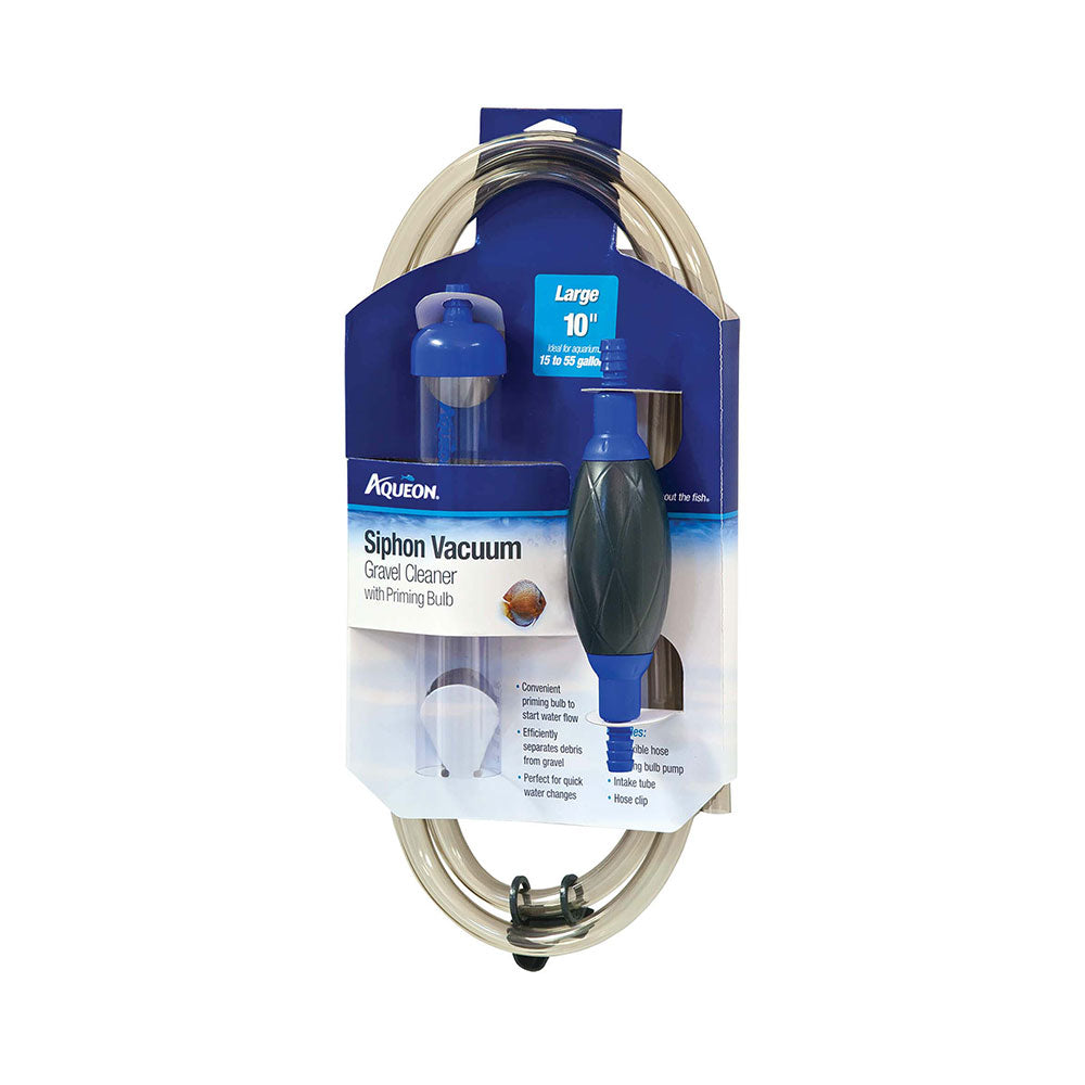 Aqueon® Siphon Vacuum Gravel Cleaner with Bulb Large 10 Inch