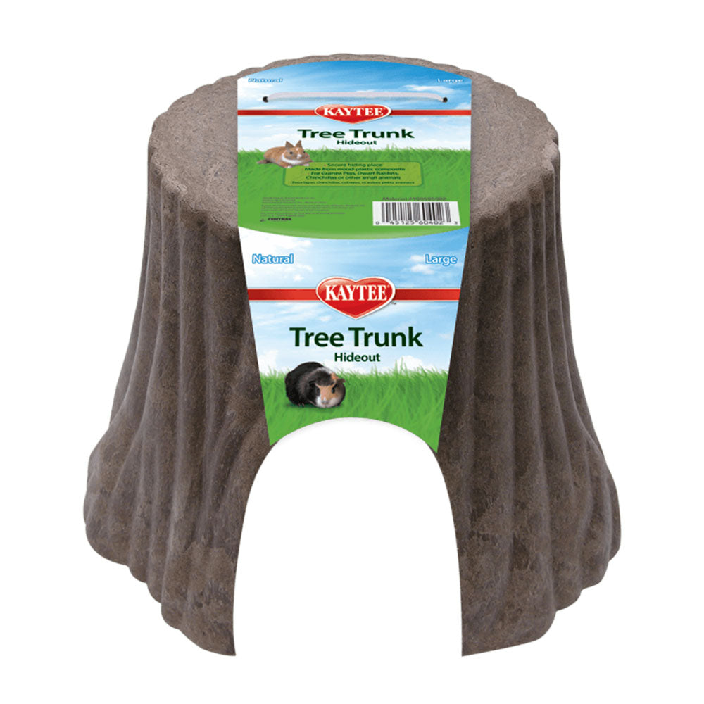 Kaytee® Natural Tree Trunk Hideout for Small Animal Assorted Color Large