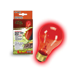 Zilla® Incandescent Spot Bulb 50 Watt Night Red Color 2.625 X 2.625 X 4.125 Inch