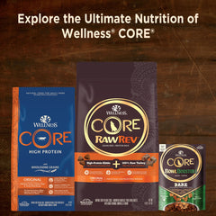 Wellness CORE Natural Wet Grain Free Canned Dog Food, Turkey & Chicken