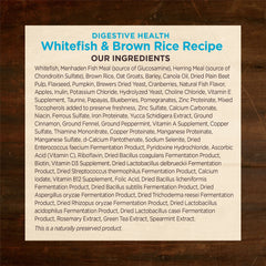 Wellness CORE Digestive Health Dry Dog Food with Wholesome Grains, Highly Digestible, for Dogs with Sensitive Stomachs, Made in USA with Real Protein (Whitefish & Brown Rice)