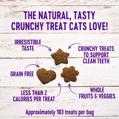 Wellness Kittles Crunchy Natural Grain Free Cat Treats, Salmon & Cranberries