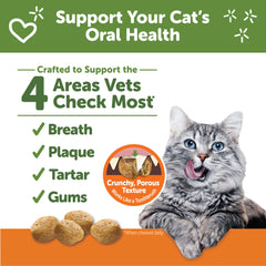 Whimzees Wellness Cat Dental Treats, Natural Chews, Chicken Flavor