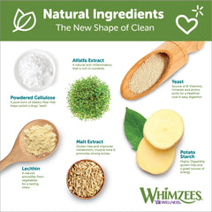 Wellness WHIMZEES Alligator Dog Dental Treats, Natural Chews, Small Size