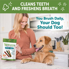 Whimzees Wellness Stix Dog Dental Treats, Natural Chews, Large Size Stick