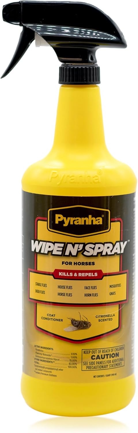 PYRANHA Wipe N' Spray for Horses