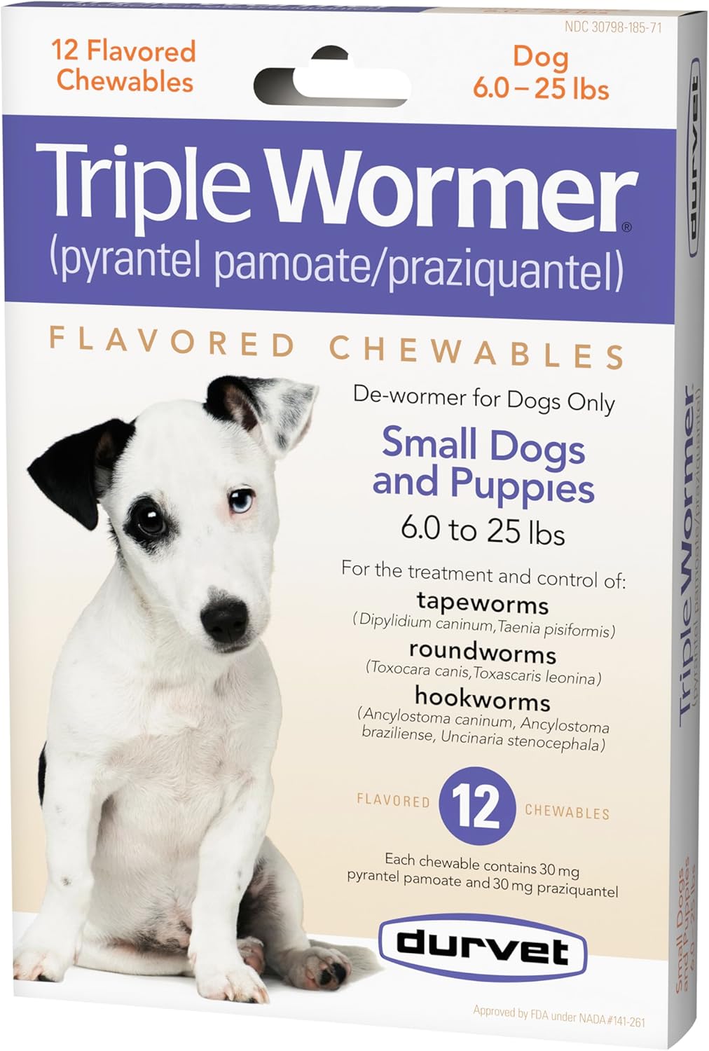 Durvet® Triple Wormer™ (Chewable Tablets)