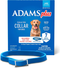 ADAMS Plus Flea & Tick Collar for Dogs – Small (15") & Large (26")