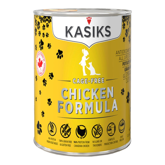 FirstMate Kasiks Grain-Free Chicken Wet Cat Food (Pâté) – 12.2 oz Can (Single)