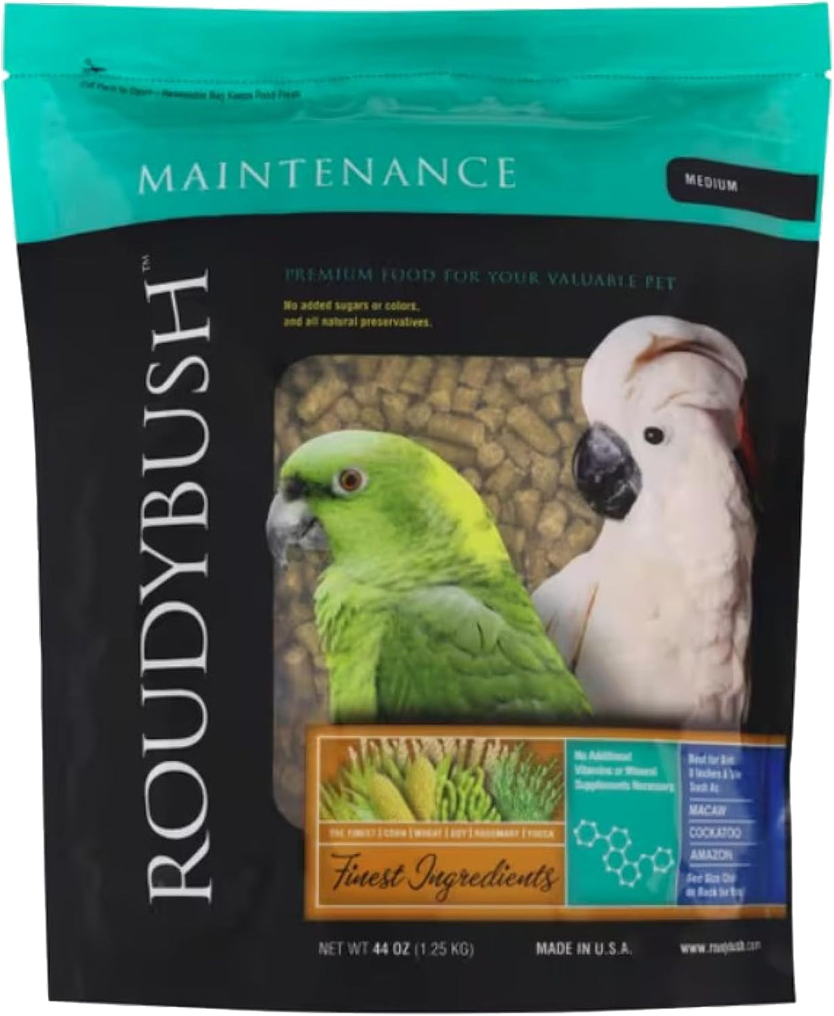 Roudybush Daily Maintenance Bird Food Medium Pellets – 2.75 lb