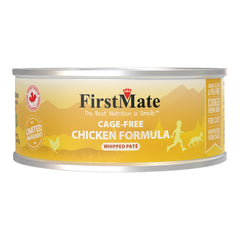 FirstMate Limited Ingredient Grain-Free Cage-Free Chicken Wet Cat Food (Pâté) – 3.2 oz Can