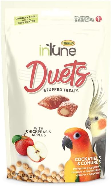 Higgins inTune Duets with Chickpeas & Apples Bird 3 oz