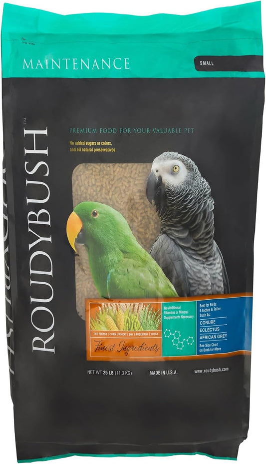 Roudybush Daily Maintenance Bird Food Small Pellets – 25 lb