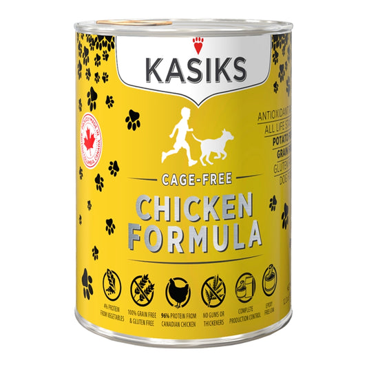 FirstMate Kasiks Grain-Free Chicken Wet Dog Food (Pâté) – 12.2oz Can (Single)