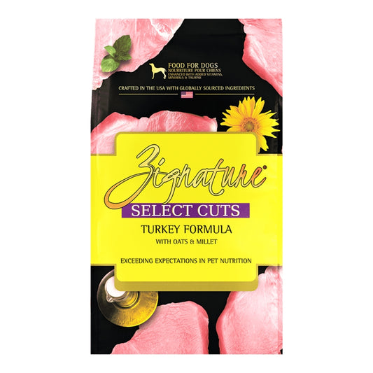 Zignature Dog Select Cuts Turkey Formula with Super Grains – Dry Dog Food