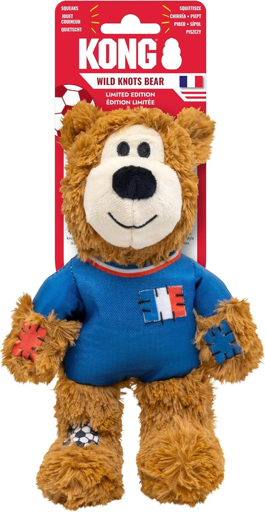 KONG Wild Knots Sport Bear Dog Toy – France Medium