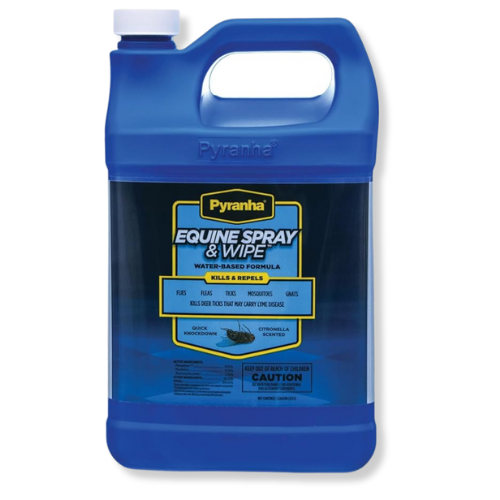 Pyranha® Blue Equine Spray & Wipe™ – Gallon