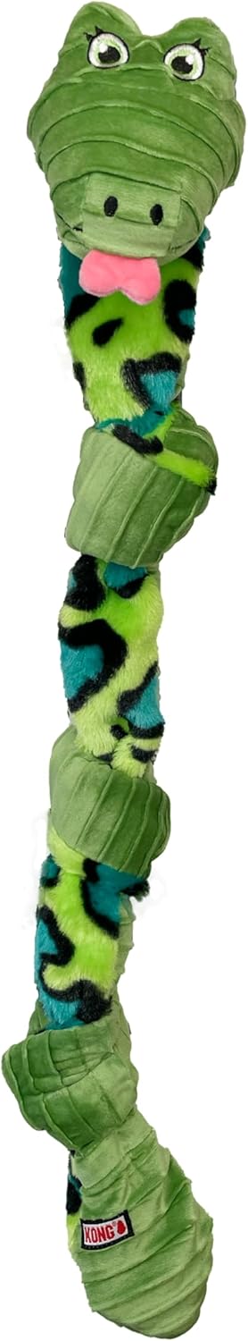KONG Knots Assorted Snake – 24" Interactive Dog Toy