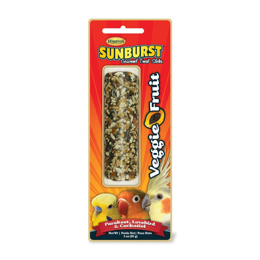 Higgins Sunburst Treat Sticks Beet & Dandelion for Parakeets – 2.1 oz