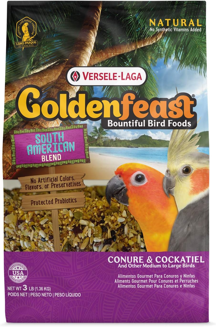 Goldenfeast VL South American Blend Bird Food – 3 lb