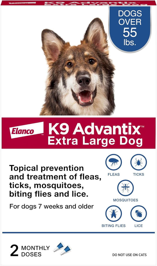 K9 Advantix™ II for Extra Large Dogs – 2 Monthly Doses