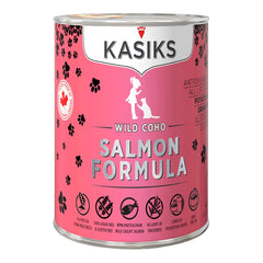 FirstMate Kasiks Grain-Free Wild Salmon Wet Cat Food (Pâté) – 12.2 oz Can (Single)