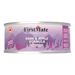 FirstMate Grain-Free Pork & Apple Wet Cat Food (Pâté) – 3.2oz, 24-Pack