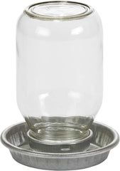 Little Giant® Mason Jar Baby Chick Waterer – Durable, Gravity-Fed, and Chick-Safe 1 qt