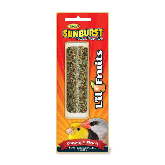 Higgins Sunburst Treat Sticks Orchard Fruit & Dandelion Canary / Finch 2.1 oz