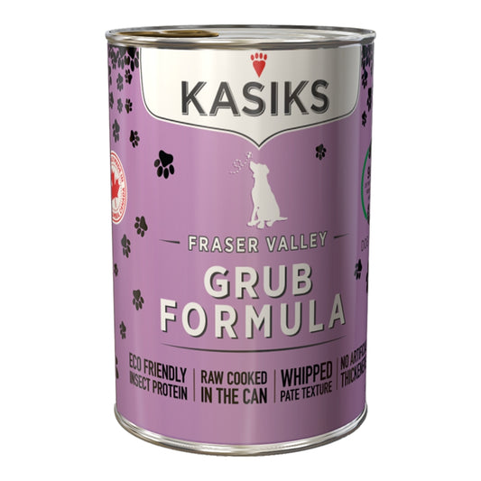 FirstMate Kasiks Grain-Free Fraser Valley Grub Wet Dog Food (Pâté) – 12.2oz Cans (Case of 12)