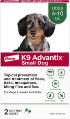 K9 Advantix™ II for Small Dogs – 2 Monthly Doses