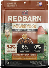 Redbarn® Powerfood Air Dried Dog Food – Digestive Gut Health (Chicken & Turkey, 2 lb)