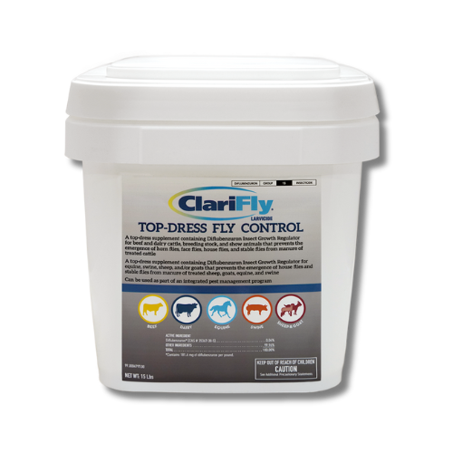 ClariFly® Larvicide Top-Dress Fly Control – 15 lb