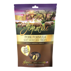 Zignature Dog Soft &amp; Moist Grain-Free Pork Treats – 4 oz