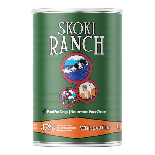 FirstMate Skoki Ranch Wet Dog Food (Pâté) – 12.2oz Cans (Case of 12)