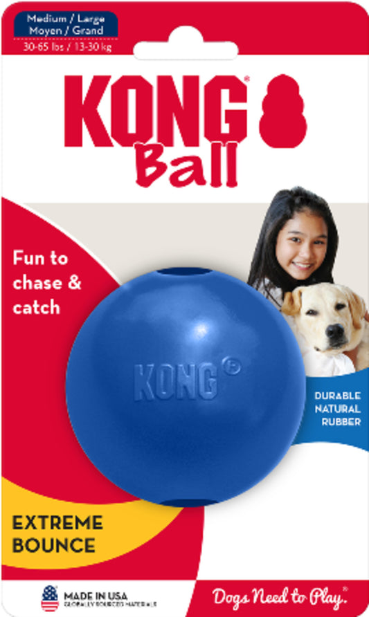 KONG Old Glory Ball with Hole Dog Toy – Medium/Large
