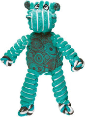 KONG Floppy Knots Hippo Dog Toy – Small/Medium Green
