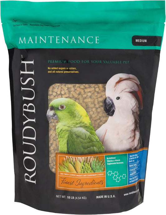 Roudybush Daily Maintenance Bird Food Medium Pellets – 10 lb